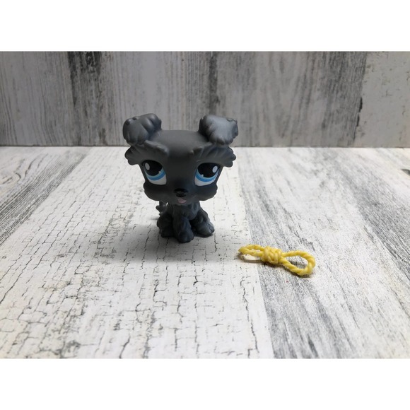 Littlest Pet Shop LPS Vintage Yorkie Dog Puppy - Picture 1 of 2